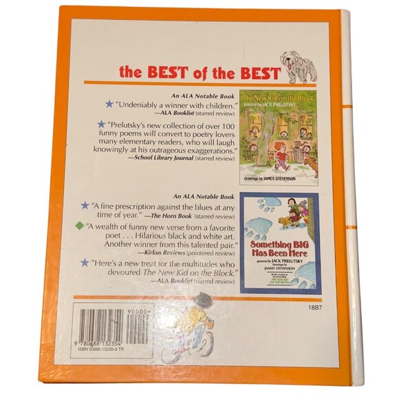 A Pizza The Size Of The Sun By Jack Prelutsky Drawings James Stevenson HC Book - Picture 3 of 7